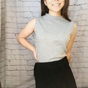 New look | Ribbed mock neck top | Size 16